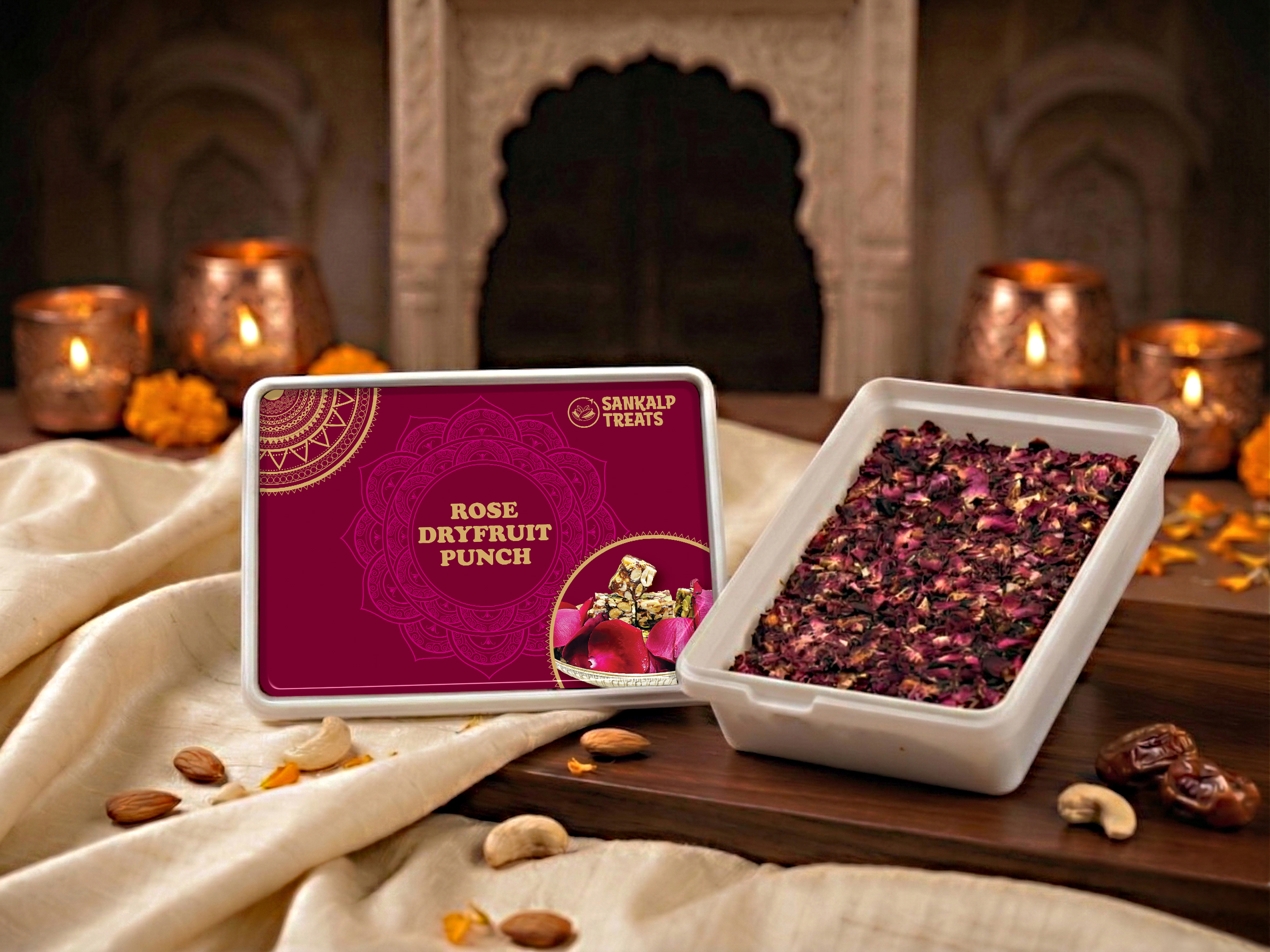 Rose Dryfruit Punch
